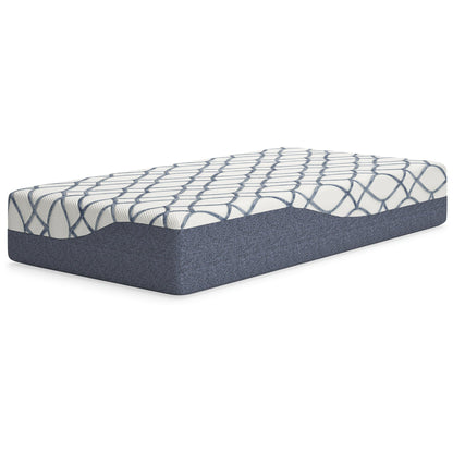 Materasso Signature Design by Ashley Chime Elite 2.0 da 12 pollici bianco/blu