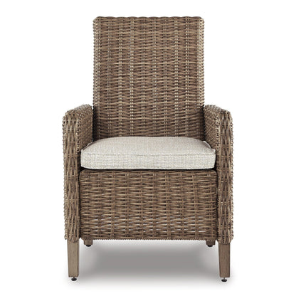 Pacchetto di sedute da esterno Signature Design by Ashley Beachcroft marrone/beige da 6 pezzi