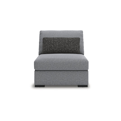 Divano componibile Signature Design by Ashley Bealton grigio a 3 pezzi - 140 L x 44 P x 41 A