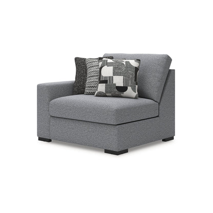 Divano componibile Signature Design by Ashley Bealton grigio a 3 pezzi - 140 L x 44 P x 41 A