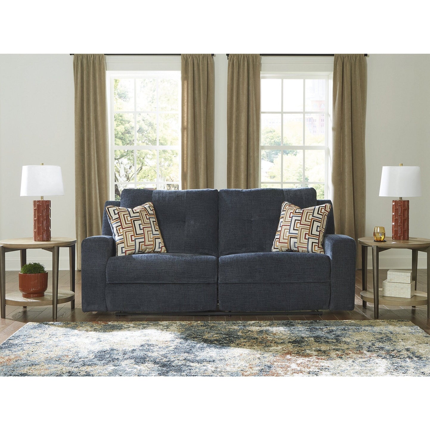 Divano reclinabile Signature Design by Ashley Danum Blue - 87 L x 40 P x 41 A