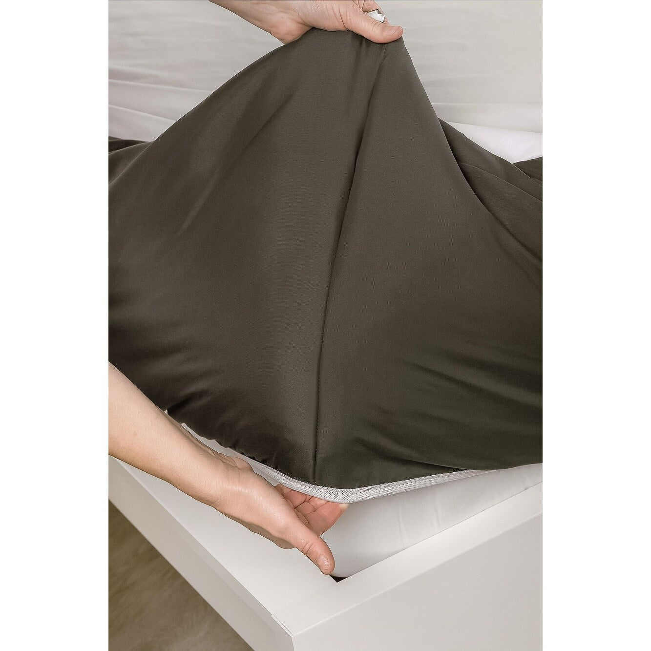 Set di biancheria da letto Siscovers Pewter Bunkie Deluxe con cerniera