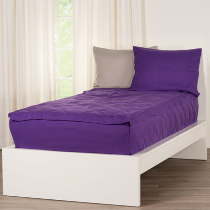 Set di biancheria da letto Siscovers Purple Bunkie Deluxe con cerniera