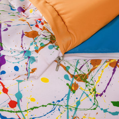 Siscovers Splashed and Splattered Bunkie Deluxe Set di biancheria da letto con cerniera