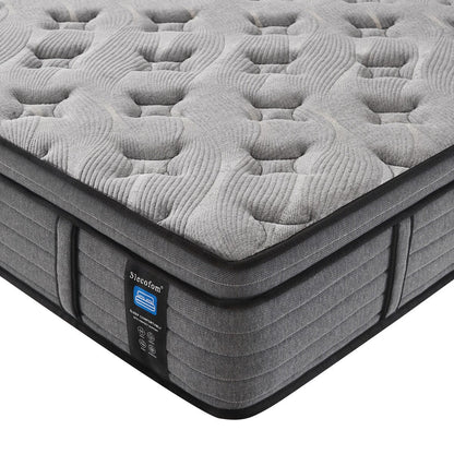 Materasso a molle insacchettate con memory foam Slecofom da 14 pollici