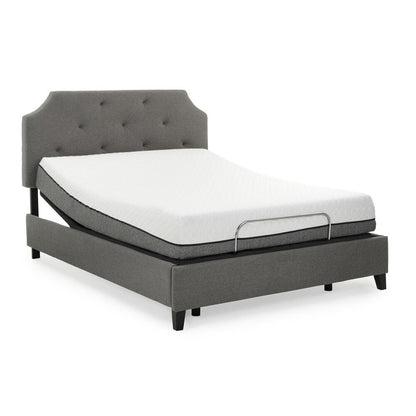 Materasso in memory foam Sleep Zone Huntington da 10 pollici e base regolabile Z150