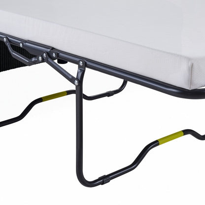 Divano letto a due posti con materasso pieghevole, tasca portaoggetti e due porte USB - 2 posti