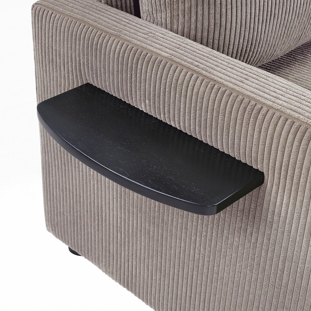 Divano letto a due posti con materasso pieghevole, tasca portaoggetti e due porte USB - 2 posti