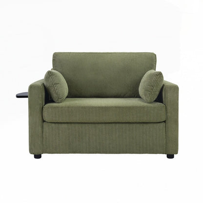 Divano letto a due posti con materasso pieghevole, tasca portaoggetti e due porte USB - 2 posti