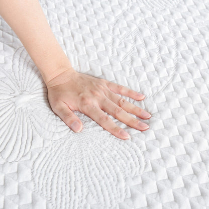 Materasso in memory foam Comfort Gel Sleeplanner da 10 pollici, grigio