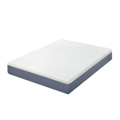 Materasso in memory foam Comfort Gel Sleeplanner da 10 pollici, grigio