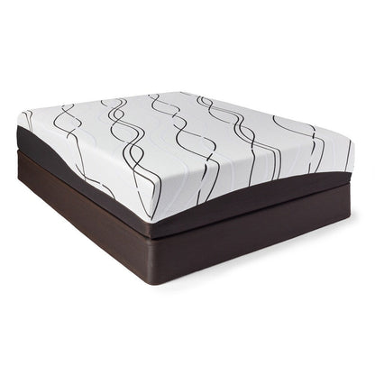 Set di materassi ibridi in memory foam gel king-size da 12 pollici Slumber Solutions