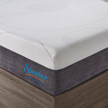 Slumber Solutions Scegli il tuo comfort - Set di materassi in memory foam da 14 pollici per letto singolo