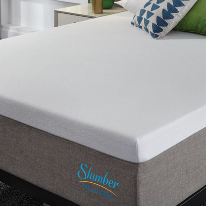 Materasso in memory foam gel Slumber Solutions Essentials da 10 pollici - Bianco
