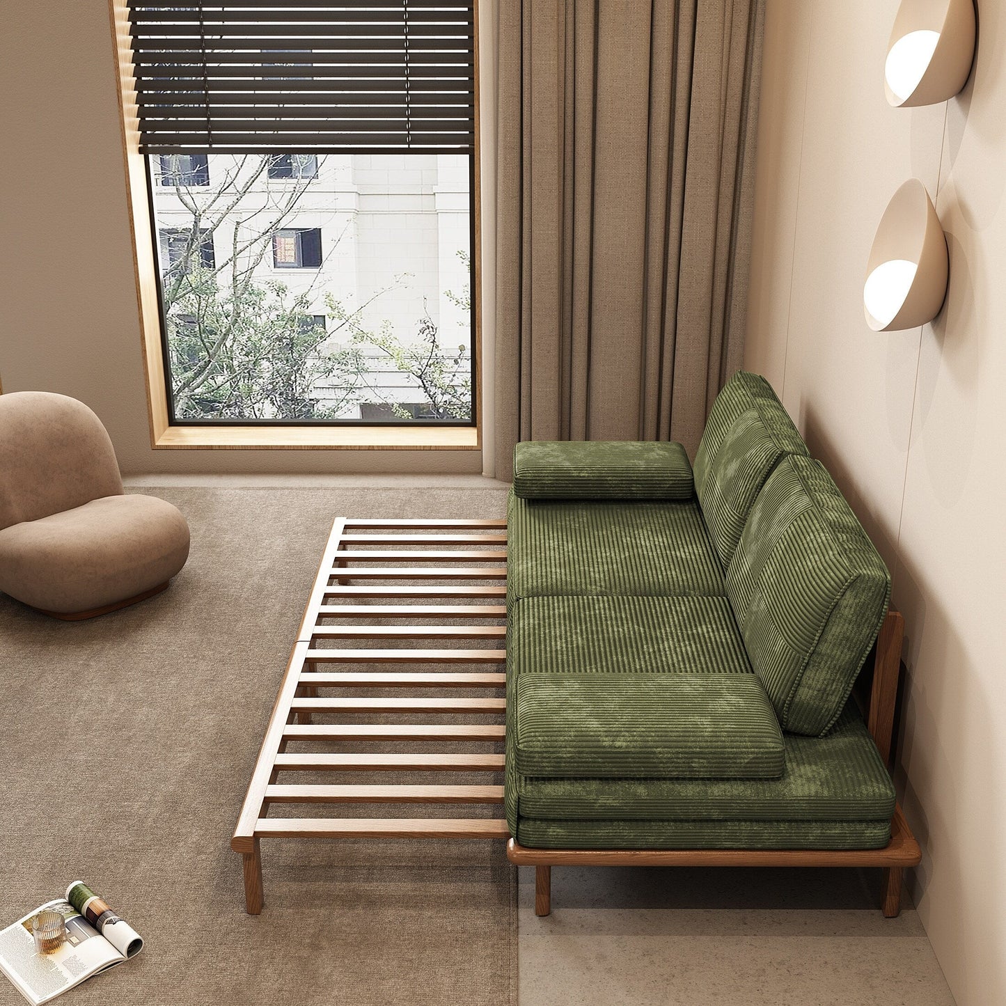 Divano letto, divano letto, divano letto estraibile, divano letto a L