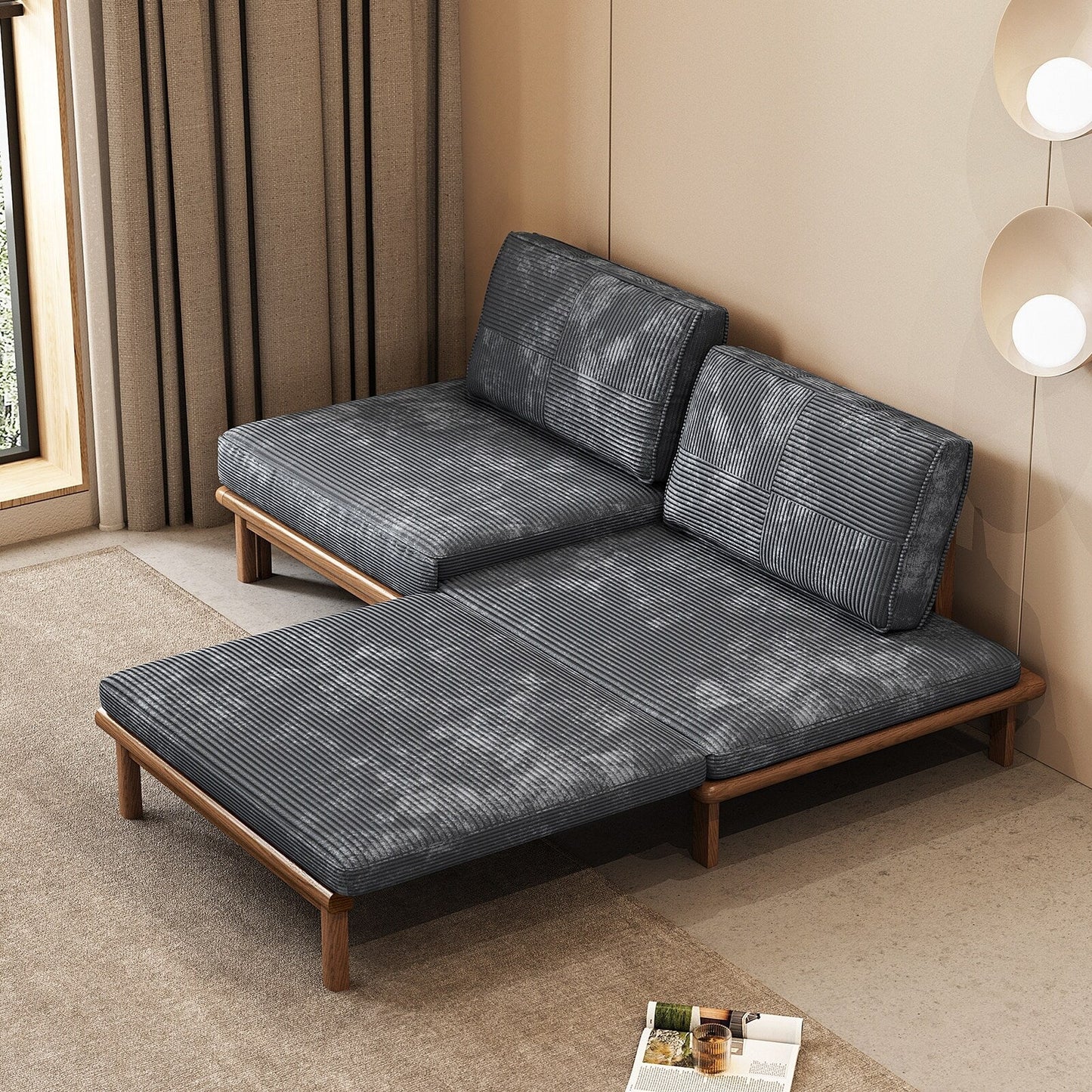 Divano letto, divano letto, divano letto estraibile, divano letto a L