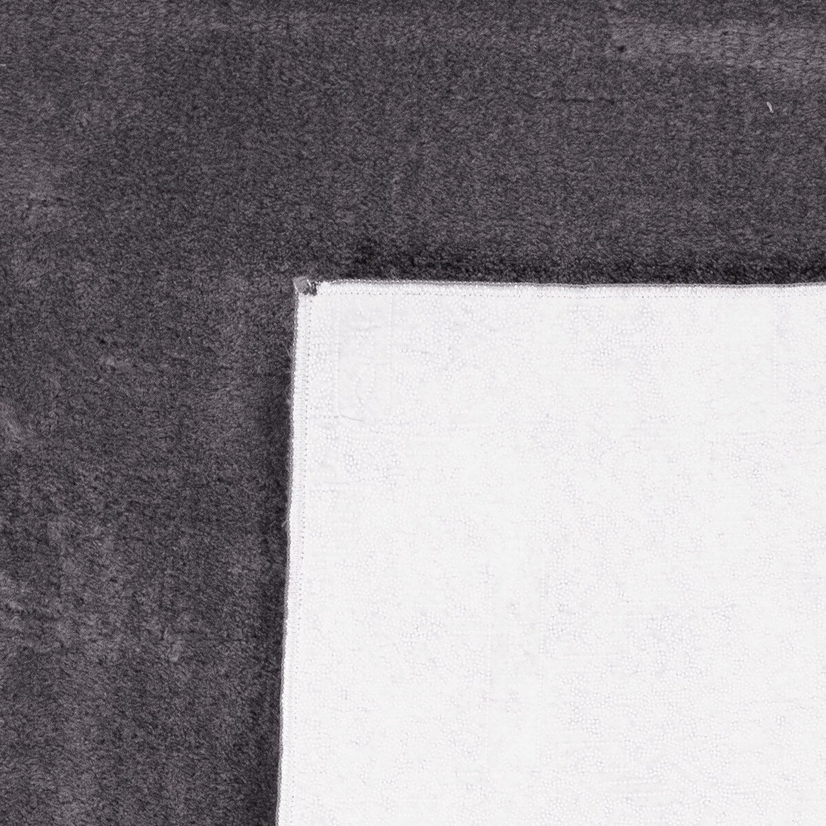 Tappeto morbido lavabile con retro antiscivolo in tinta unita