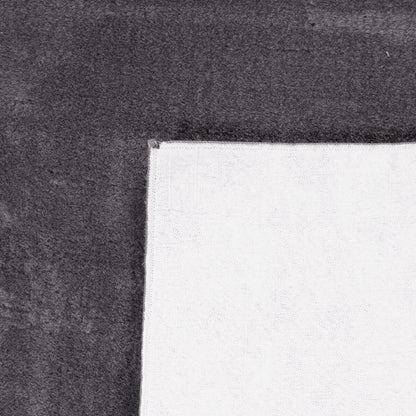 Tappeto morbido lavabile con retro antiscivolo in tinta unita