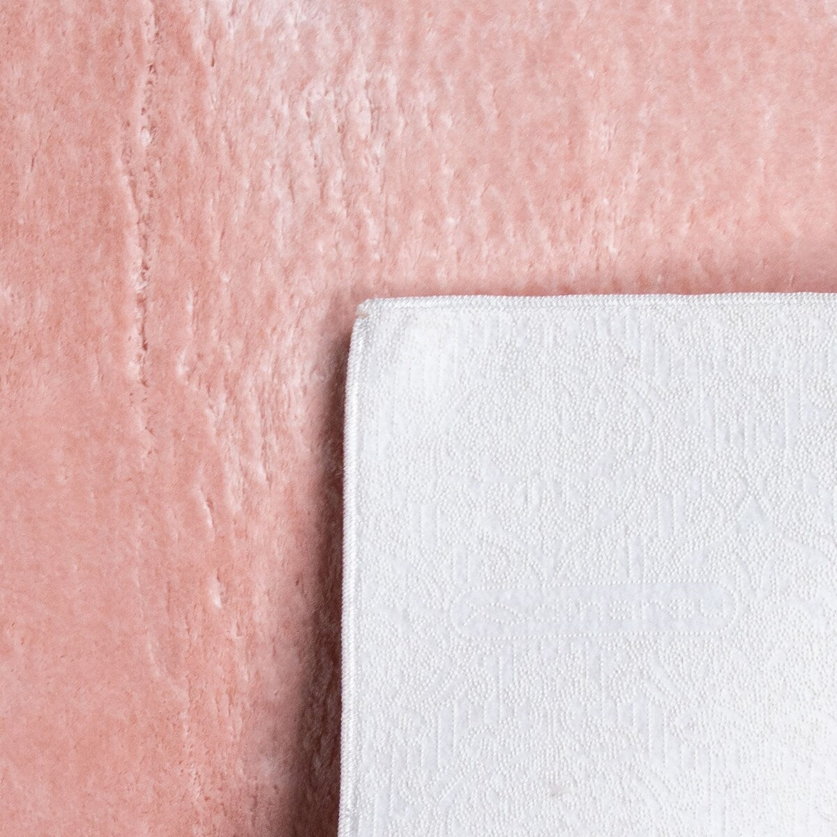 Tappeto morbido lavabile con retro antiscivolo in tinta unita