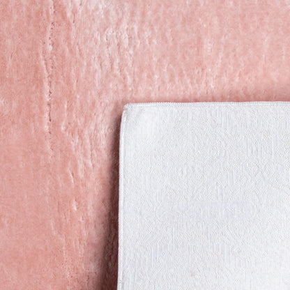 Tappeto morbido lavabile con retro antiscivolo in tinta unita