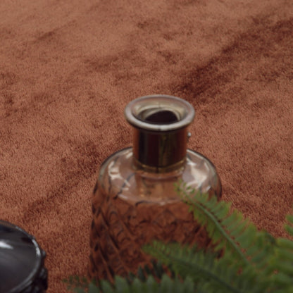 Tappeto morbido lavabile con retro antiscivolo in tinta unita