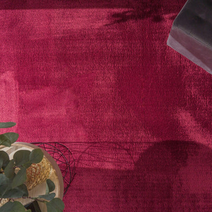 Tappeto morbido lavabile con retro antiscivolo in tinta unita