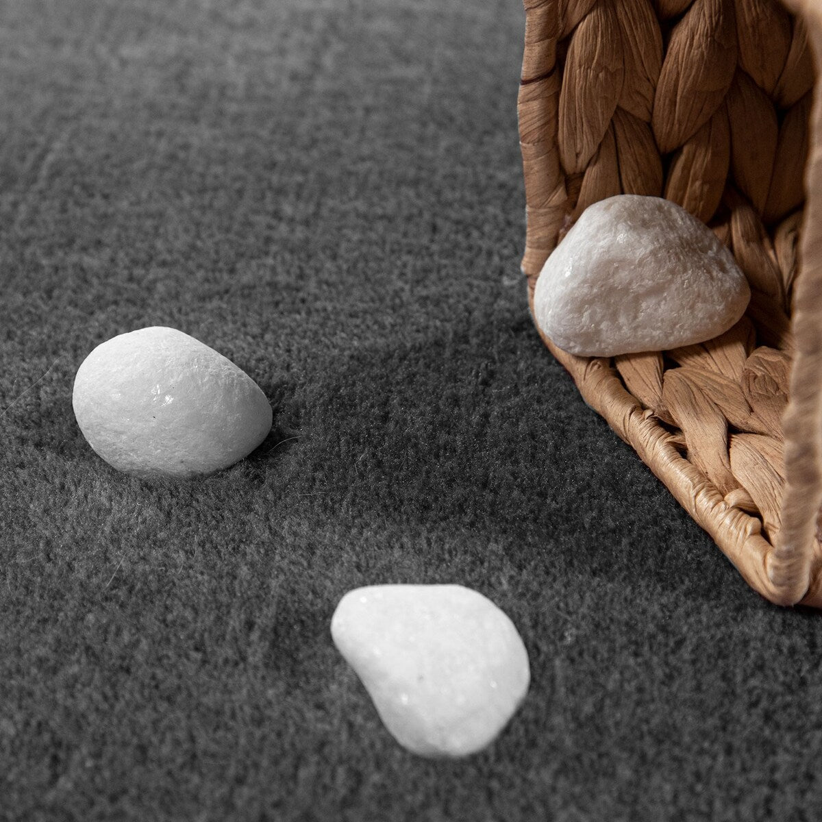 Tappeto morbido lavabile con retro antiscivolo in tinta unita