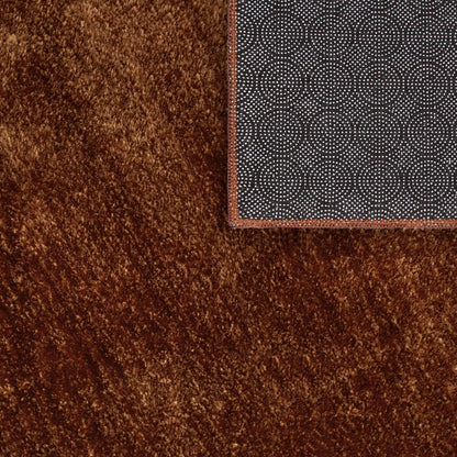 Tappeto morbido lavabile con retro antiscivolo in tinta unita