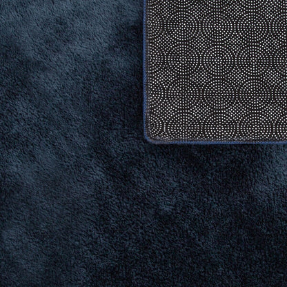 Tappeto morbido lavabile con retro antiscivolo in tinta unita