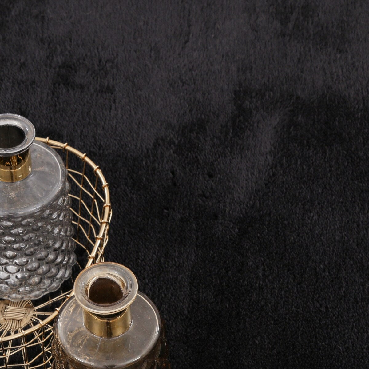 Tappeto morbido lavabile con retro antiscivolo in tinta unita