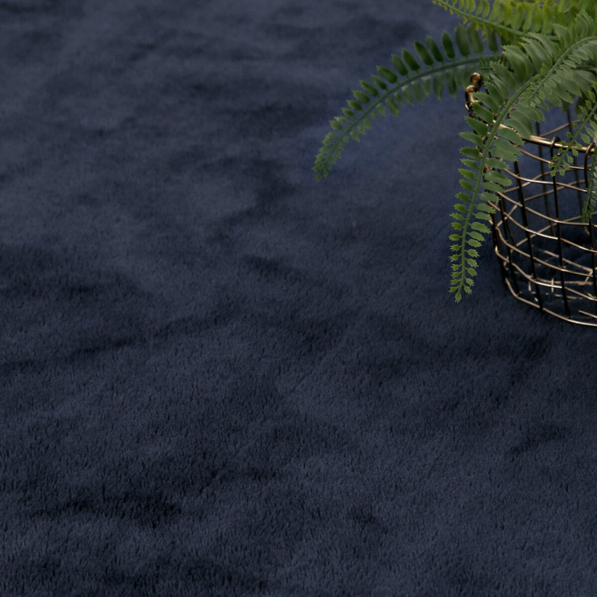 Tappeto morbido lavabile con retro antiscivolo in tinta unita