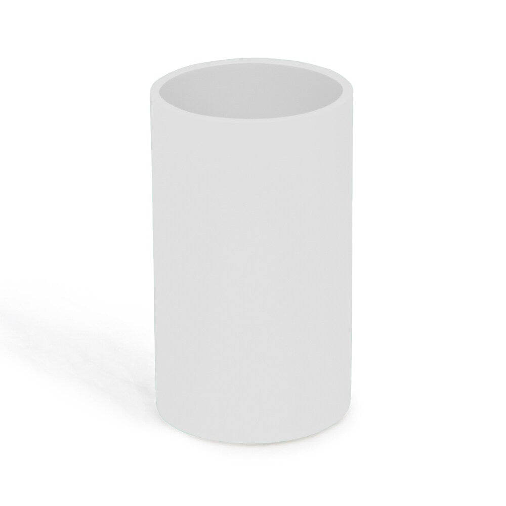 Collezione di accessori da bagno in lacca bianca solida