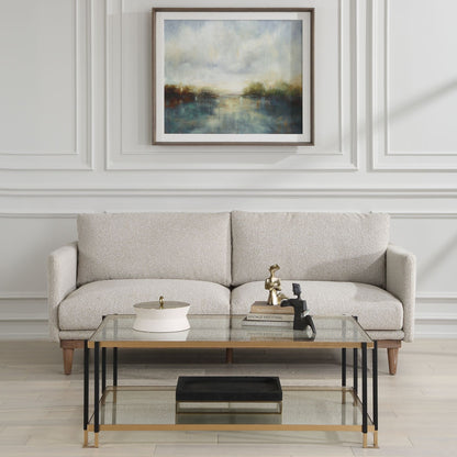 Divano a due posti Solid - 83 - Grigio sabbia