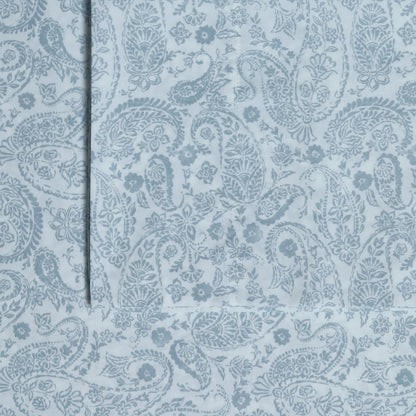 Set di lenzuola con tasche extra profonde in percalle di cotone a 300 fili, tinta unita o stampato