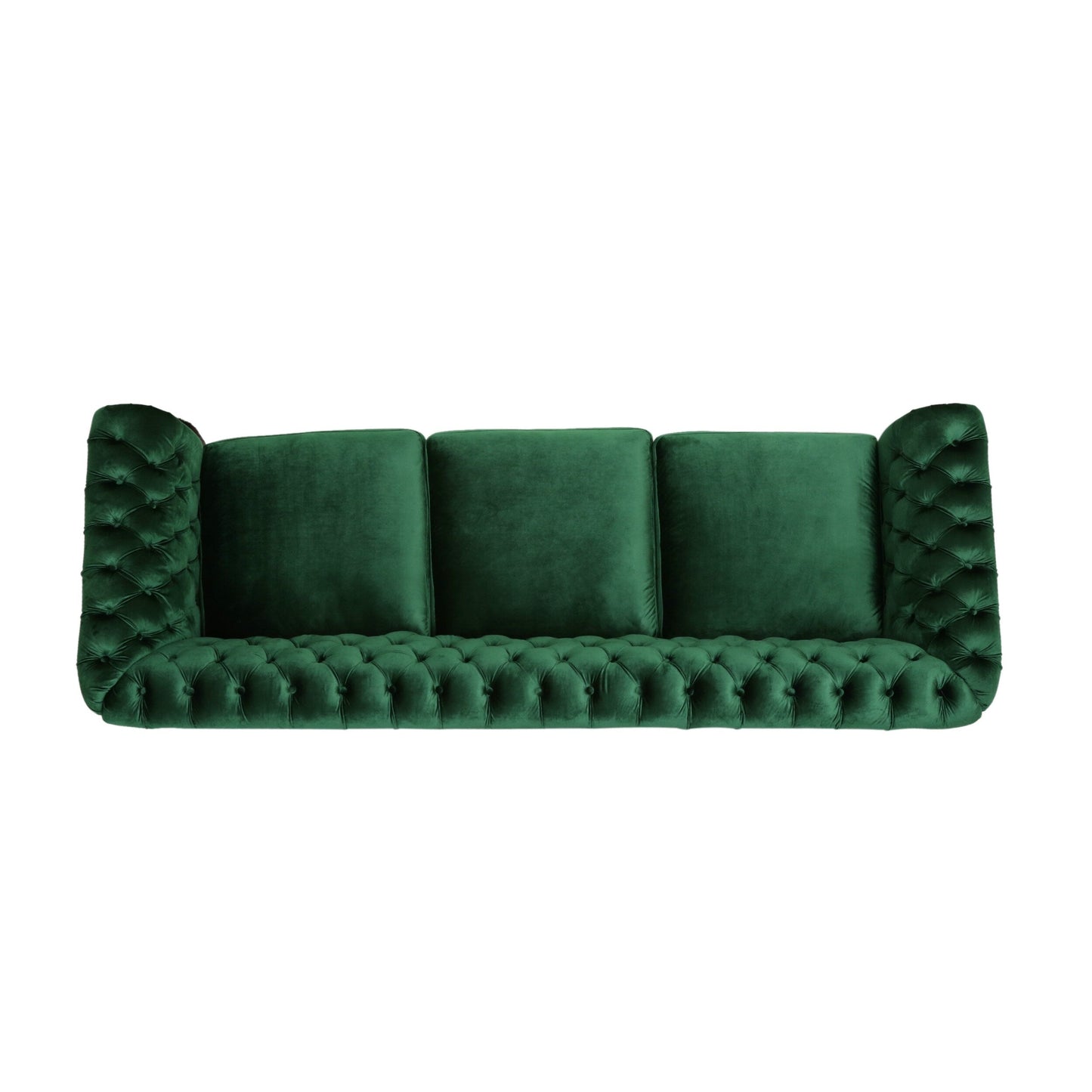 Divano in velluto trapuntato Somerville Chesterfield di Christopher Knight Home