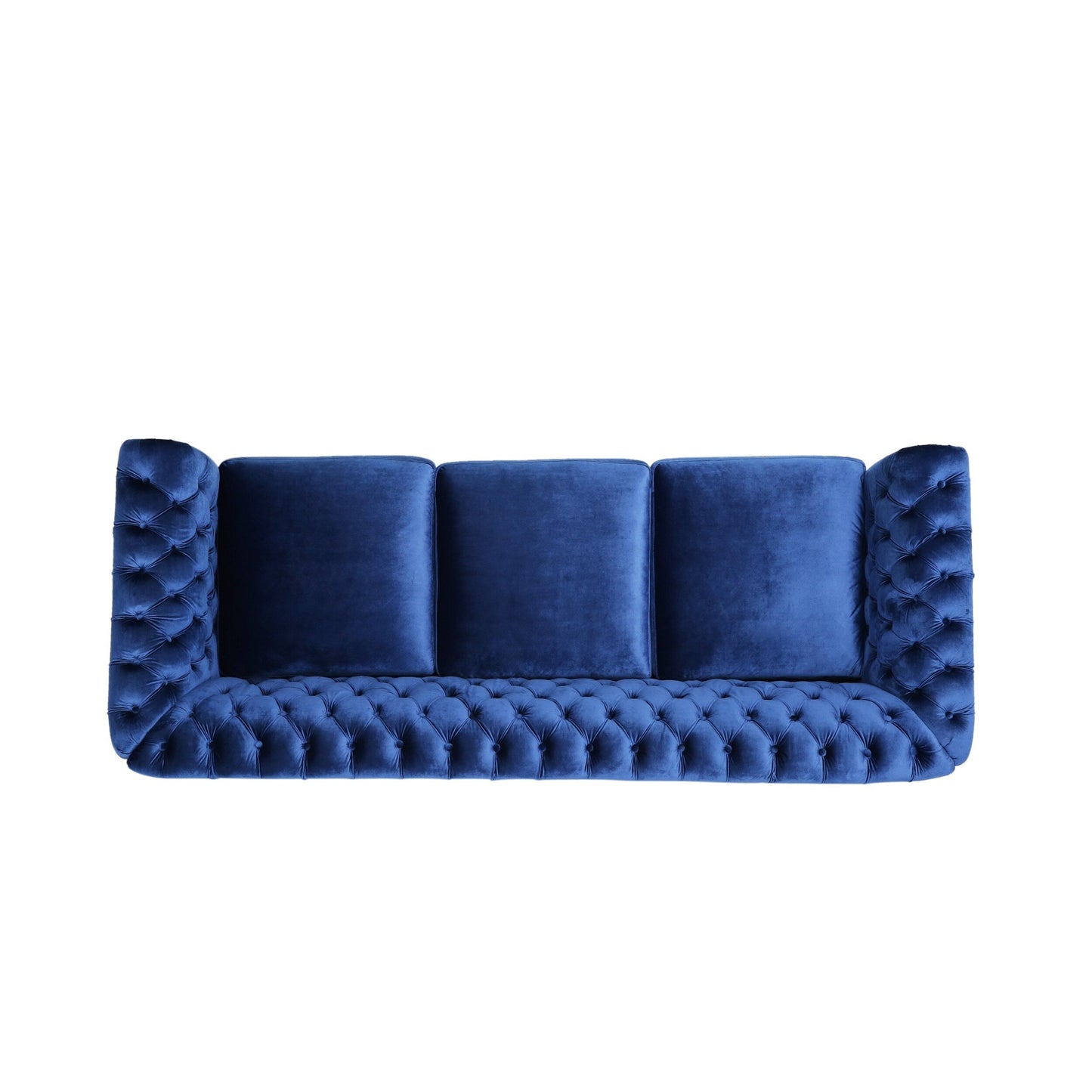 Divano in velluto trapuntato Somerville Chesterfield di Christopher Knight Home