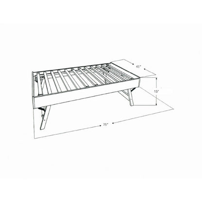 Divano letto Somette Boho con letto a scomparsa aggiuntivo (materassi non inclusi)