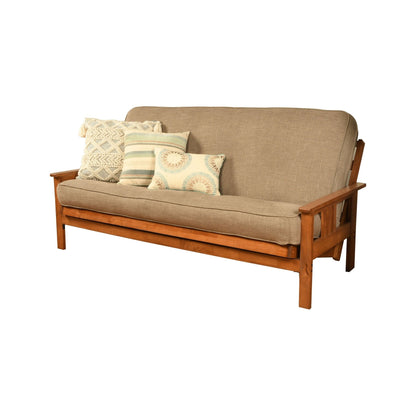 Divano Somette Monterey con finitura Barbados e coprimaterasso in lino sfoderabile