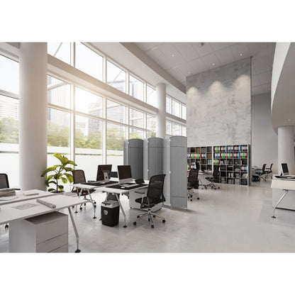 Divisorio per ambienti Sorbus a 6 pannelli, divisorio per la privacy alto, divisorio pieghevole extra largo con doppia cerniera, tessuto a mano, da parete - 6 piedi