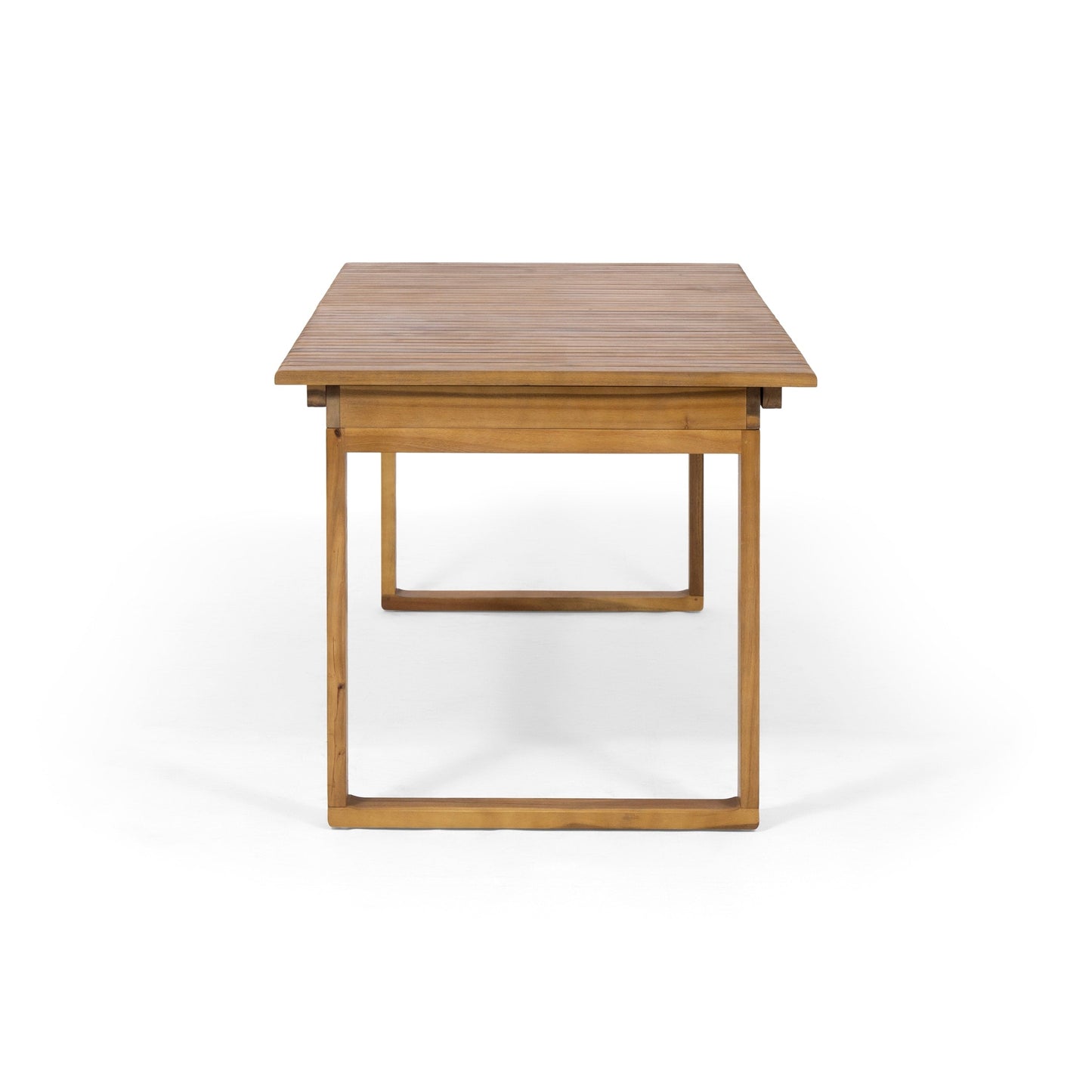 Set da pranzo per esterni Sorrento Acacia Wood da 9 pezzi con tavolo estensibile di Christopher Knight Home