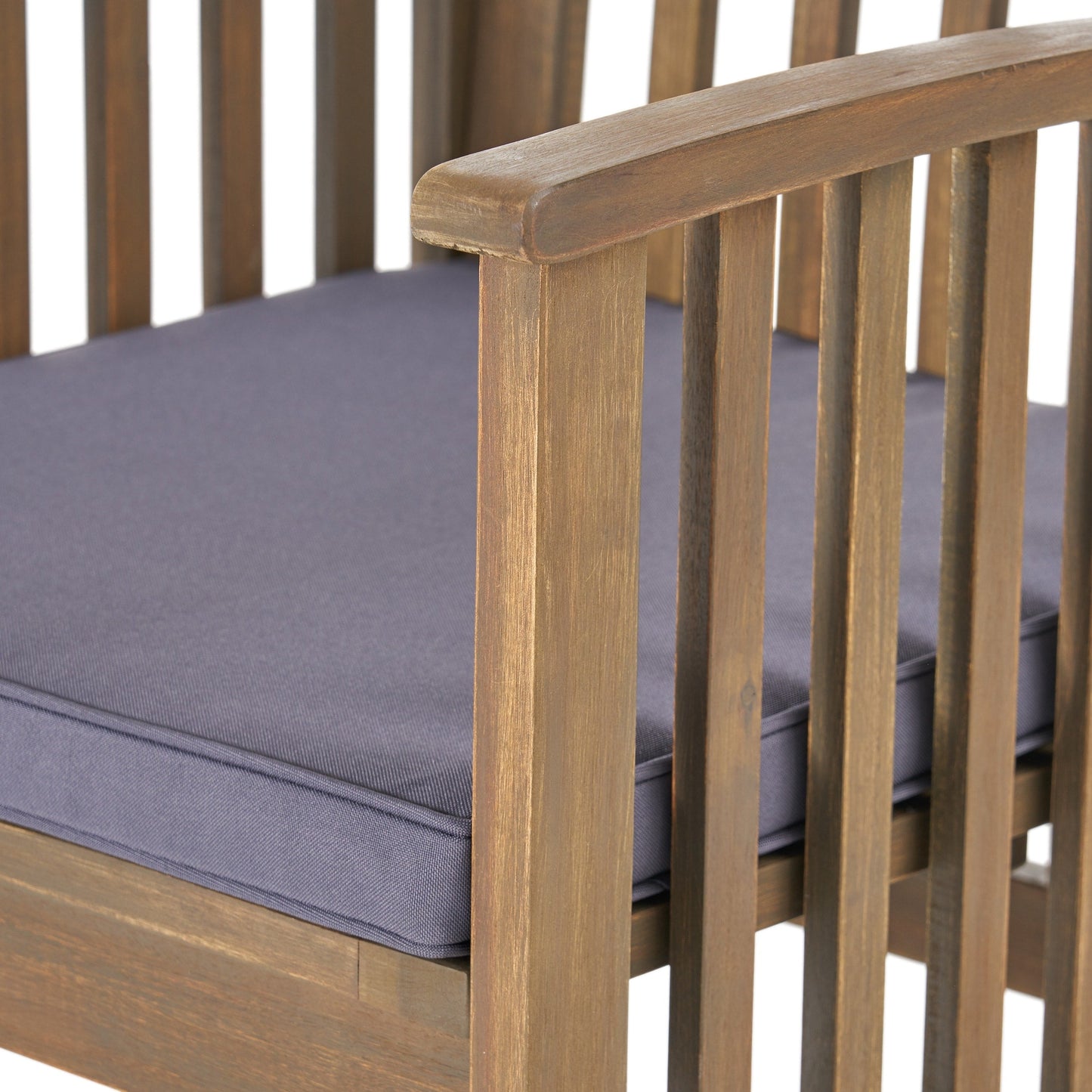 Set da pranzo per esterni Sorrento Acacia Wood da 9 pezzi con tavolo estensibile di Christopher Knight Home