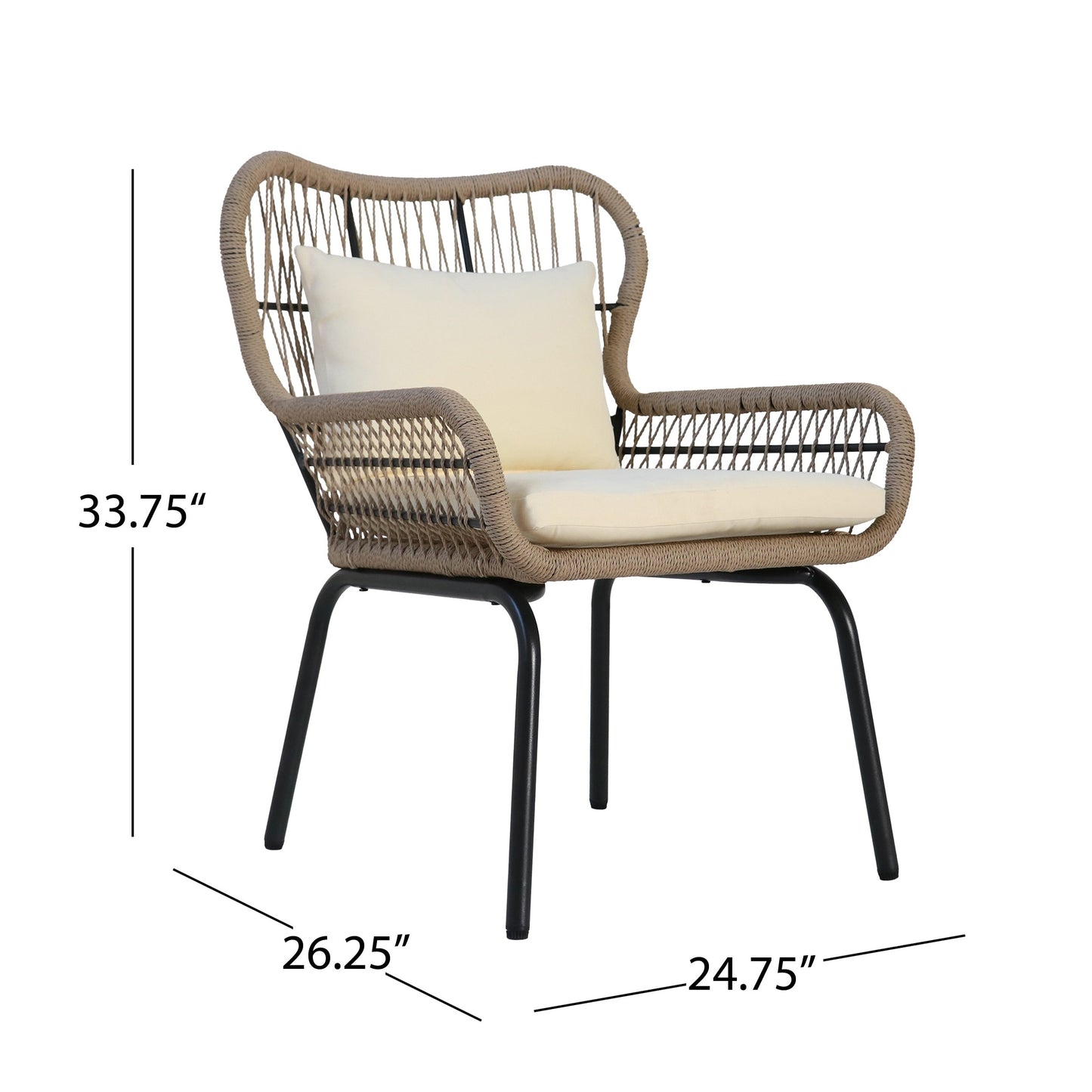 Sedie da esterno Southport (set da 2) di Christopher Knight Home