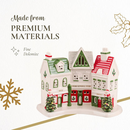 Albero di Natale Spode Village Shoppes - 7,9 L x 3 W x 5 H