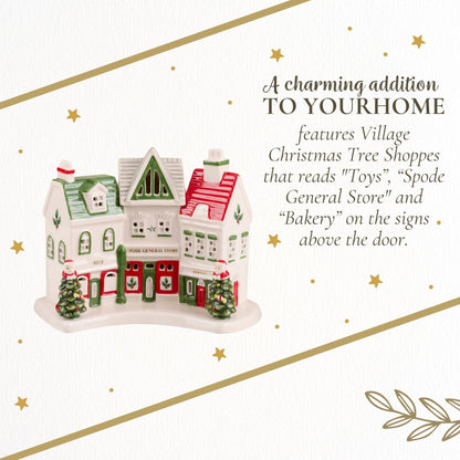 Albero di Natale Spode Village Shoppes - 7,9 L x 3 W x 5 H