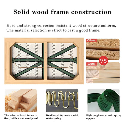 Divano quadrato 110'' Masha Velvet a quattro posti per divano letto da soggiorno