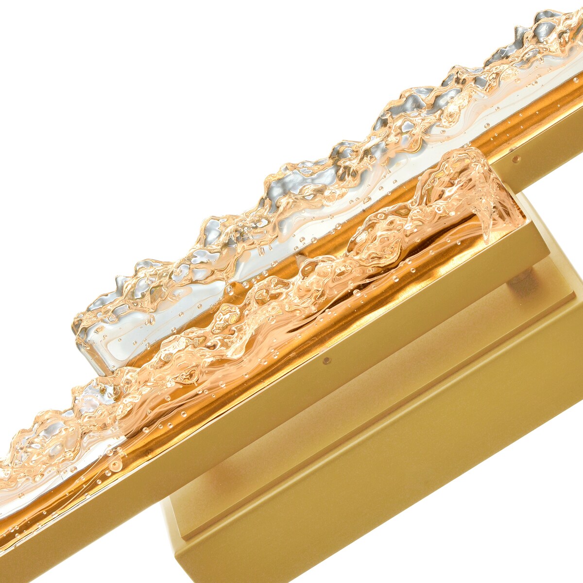 Lampada da toeletta a LED integrata in ottone Stagger