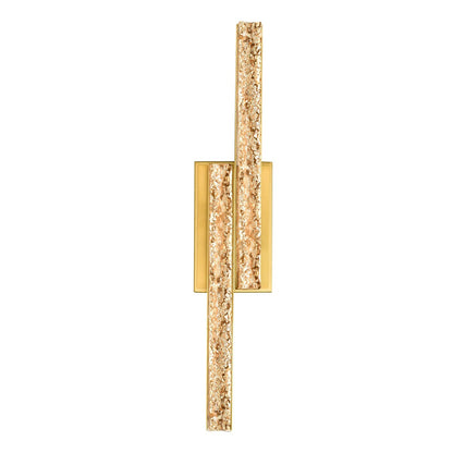 Lampada da toeletta a LED integrata in ottone Stagger