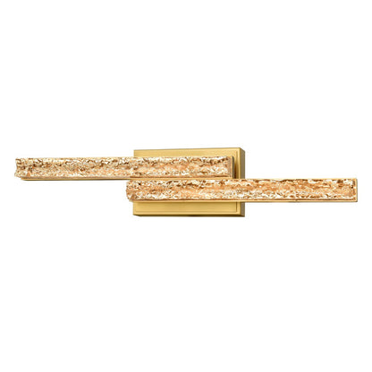 Lampada da toeletta a LED integrata in ottone Stagger