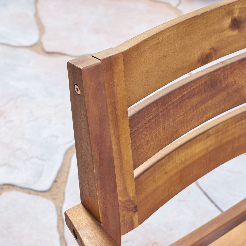 Set da pranzo da esterno Stamford da 5 pezzi in legno di acacia di Christopher Knight Home