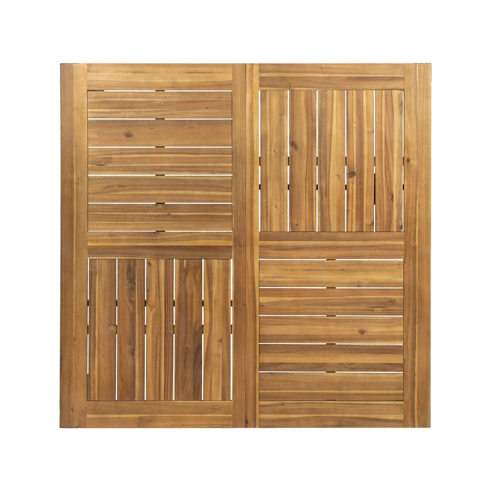 Set da pranzo da esterno Stockton da 8 posti in legno di acacia di Christopher Knight Home